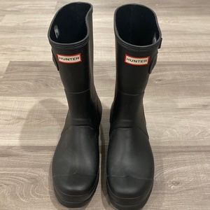 Hunter Black Rain/snow boots
